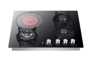 60 cm Gas + electric hob